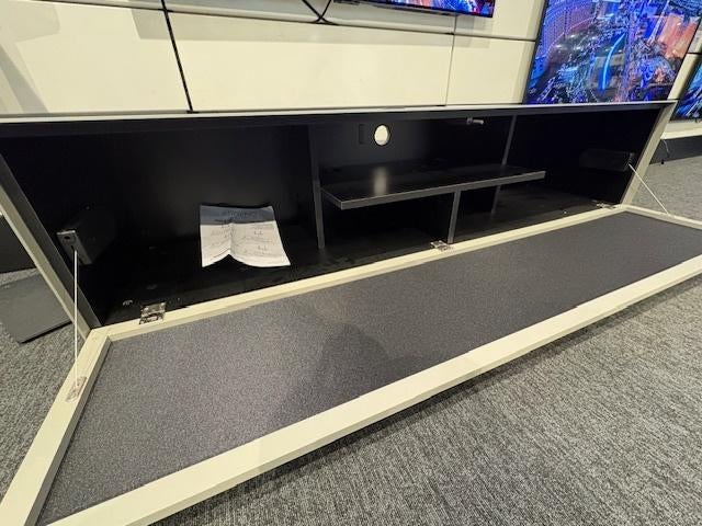 Ardeno Mika 160 pebble mat tv-meubel, Ardeno furniture VOF, Ophalen of Verzenden, Zo goed als nieuw, Info@ardeno.nl