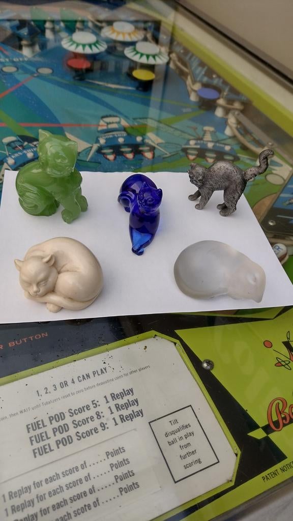 5 Franklin mint kattenbeeldjes in goede staat., Ophalen of Verzenden, Zo goed als nieuw