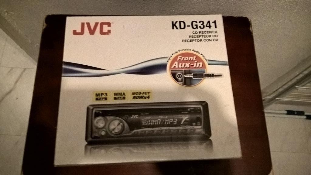TE koop aangeboden mooi JVC auto cd radio speler nieuw, Ophalen of Verzenden, Nieuw