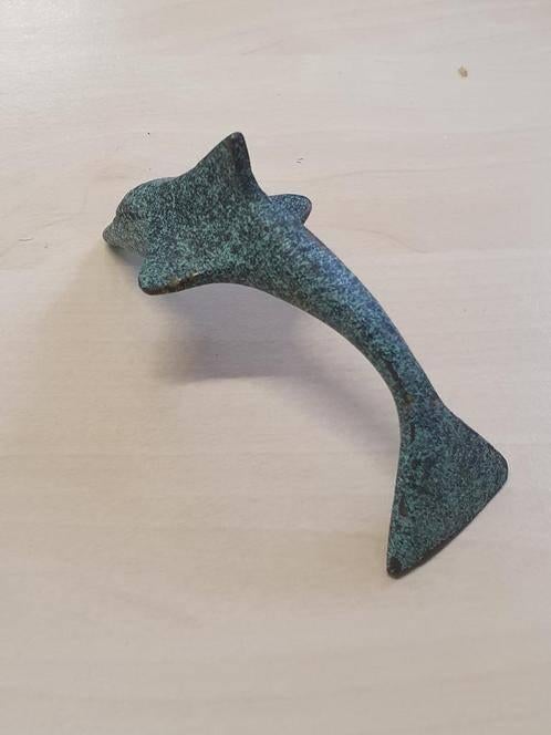 Koper / brons Dolfijn beeldje, Antiek en Kunst, Ophalen