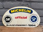 Vintage Michelin Reclamebord - Blauwvingerrit 1984, Verzamelen, Merken en Reclamevoorwerpen, Ophalen, Reclamebord, Gebruikt, .