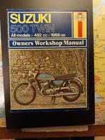 Haynes Suzuki 500 TWIN  Workshop Manual, Ophalen of Verzenden, Zo goed als nieuw