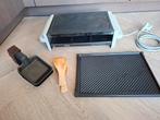 Philips Raclette Grill 6 met 3 bakplaten en 6 pannetjes, Ophalen of Verzenden, Gebruikt, Tafelgrill