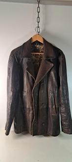 Leren jas van Offset, maat 48, Bruin, Maat 48/50 (M), Offset, Ophalen of Verzenden