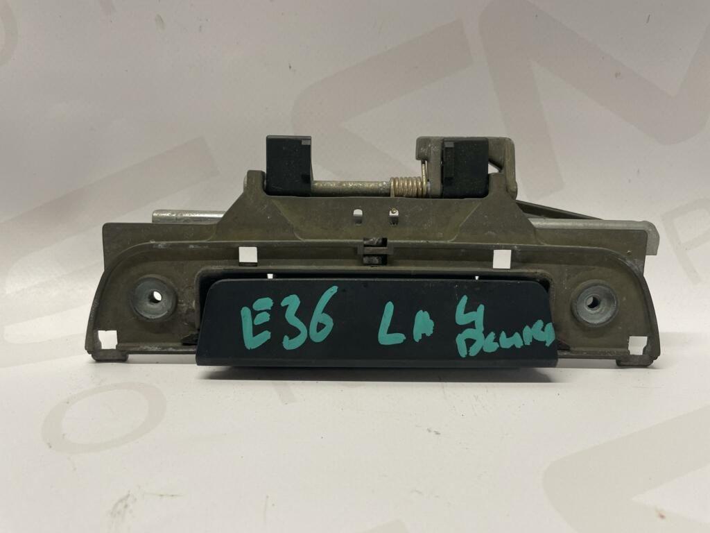 Portiergreep linksachter zwart BMW E36 51211977669, Gebruikt, -, Deur, -