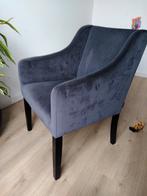 Woood Stoel - antraciet fluweel, Ophalen, Gebruikt, Stof, Eén