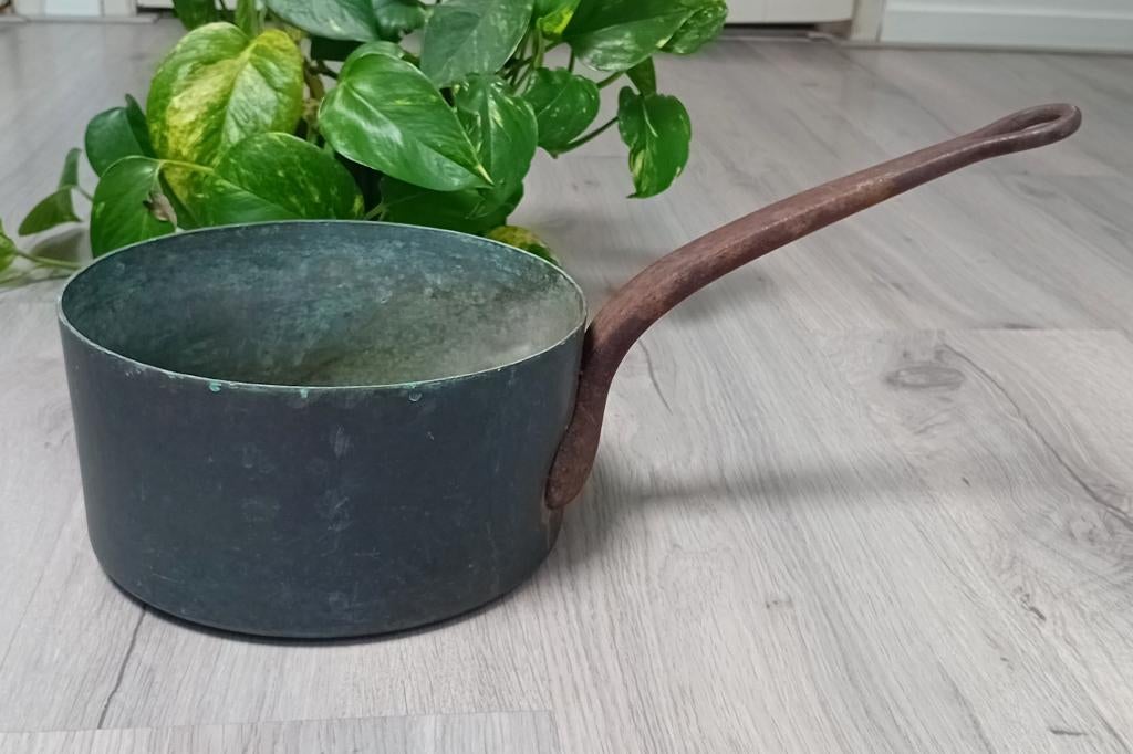 oude koperen steel pan, Ophalen of Verzenden