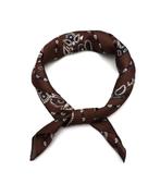 Bruine sjaal met print, Ophalen of Verzenden, Nieuw, Maat 38/40 (M), Sjaal