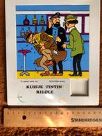 Vintage Kuifje Schuifpuzzel - Kapitein Haddock & Jansen, Ophalen of Verzenden, Kuifje, Gebruikt