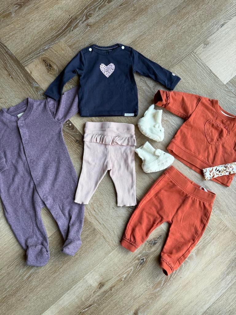 Diverse meisjeskleding maat 50 (Zeeman, Noppies, Hema), Kinderen en Baby's, Babykleding | Maat 50, Ophalen of Verzenden, Gebruikt