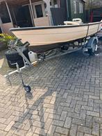 Complete tour visboot, Watersport en Boten, Tot 10 pk, Ophalen of Verzenden, Zo goed als nieuw, 3 tot 6 meter