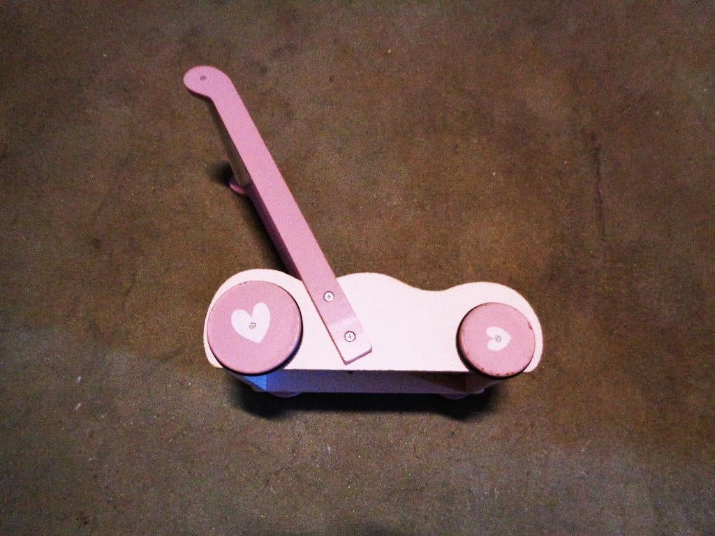 Meisjes houten Merk Kinderwagen demonteerbaar, Verstelbare duwstang, Ophalen of Verzenden, Zo goed als nieuw, Kinderwagen