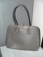 Flora & Co Super handige stevige tas - handtas - schoudertas, Ophalen of Verzenden, Zo goed als nieuw, Grijs, Handtas