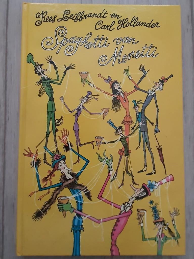 Spaghetti van Menetti - Kees Leibbrandt Carl Hollander, Ophalen, Gelezen, Fictie algemeen