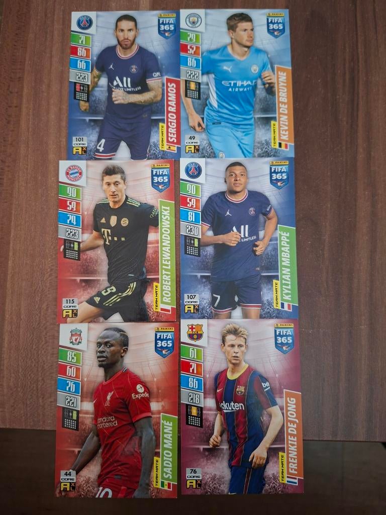 Panini FIFA 365 kaarten 2022, Ophalen of Verzenden, Zo goed als nieuw