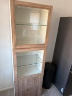 IKEA BESTA Vitrinekast met lamp, Huis en Inrichting, Ophalen, Gebruikt, 50 tot 100 cm, Glas