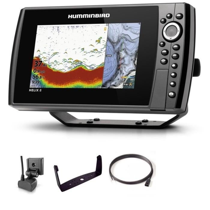 Humminbird helix 8, Ophalen of Verzenden, Zo goed als nieuw, Kaartplotter of Fish Finder
