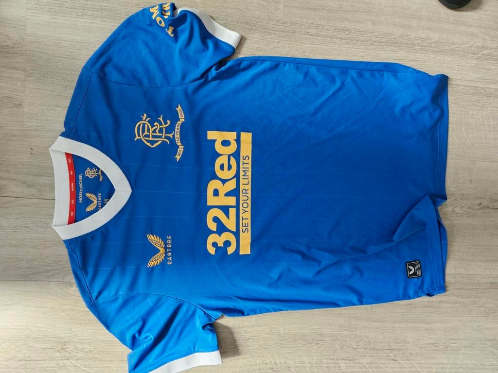 Rangers FC shirt – maat M – origineel (Castore), Maat M, Ophalen of Verzenden, Zo goed als nieuw, Shirt