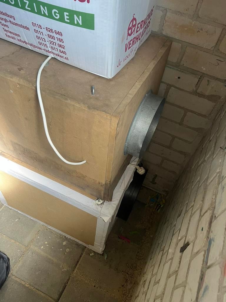 Softbox afzuigers 1000 1500 2000 2500 3000 kuub, Doe-het-zelf en Verbouw, Ventilatie en Afzuiging, Ophalen, Gebruikt, Afzuiger