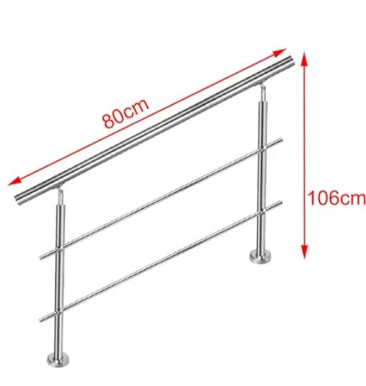 Balustrade hekje RVS 80cm, Ophalen, Zo goed als nieuw, Trap, Minder dan 2 meter