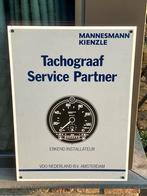 Reclamebord geen emaille bord vrachtwagen tachograaf vintage, Ophalen of Verzenden, Gebruikt, Reclamebord