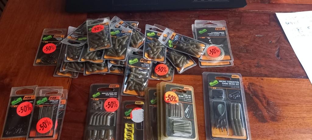 Korda, Avid, Fox, Ashima endgame 50%korting!!!, Overige typen, Nieuw, Ophalen of Verzenden, Nvt