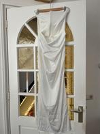 Witte strapless maxi jurk / galajurk, Ophalen of Verzenden, Zo goed als nieuw, Wit, Trouwjurk