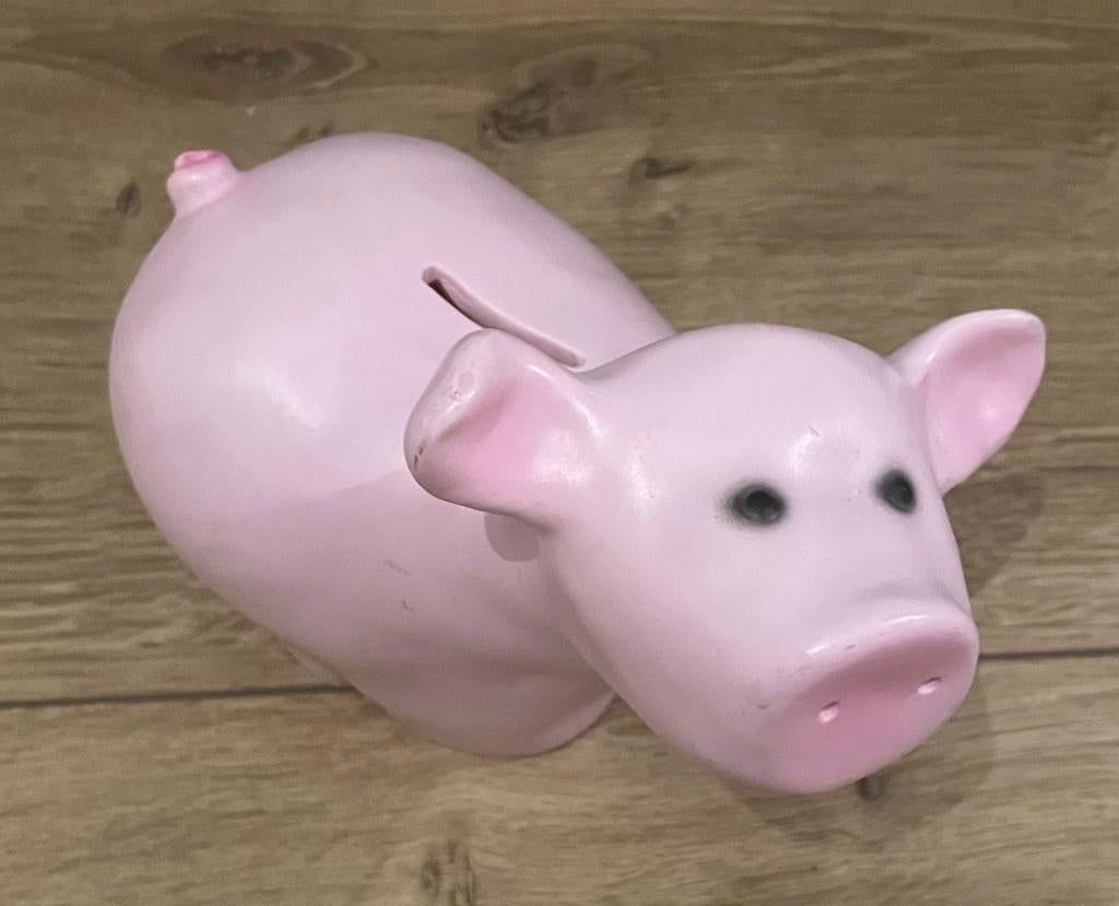 Fantastisch spaarpot varken Egmont Toys varkentje big pig, Verzamelen, Spaarpotten, Ophalen of Verzenden, Zo goed als nieuw, Steen, Aardewerk of Keramiek