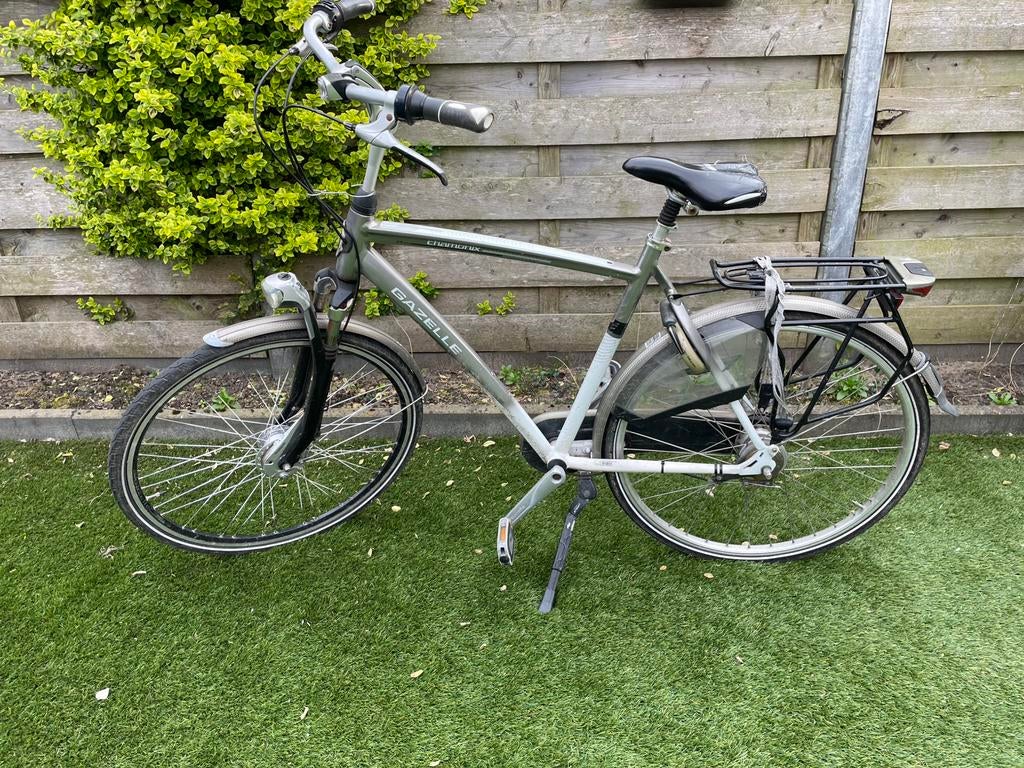 Stationfiets Gazelle Chamonix, Fietsen en Brommers, Fietsen | Heren | Herenfietsen, Ophalen, Gebruikt, Versnellingen, 65 cm of meer