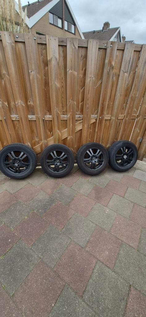 Velgen met winterbanden voor Fiat 500, Auto-onderdelen, Banden en Velgen, Ophalen, 14 inch, Gebruikt, 175 mm