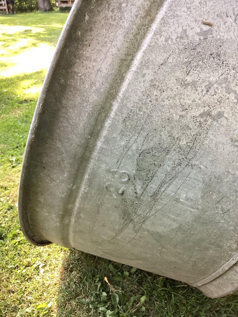 Grote zinken teil, Ophalen