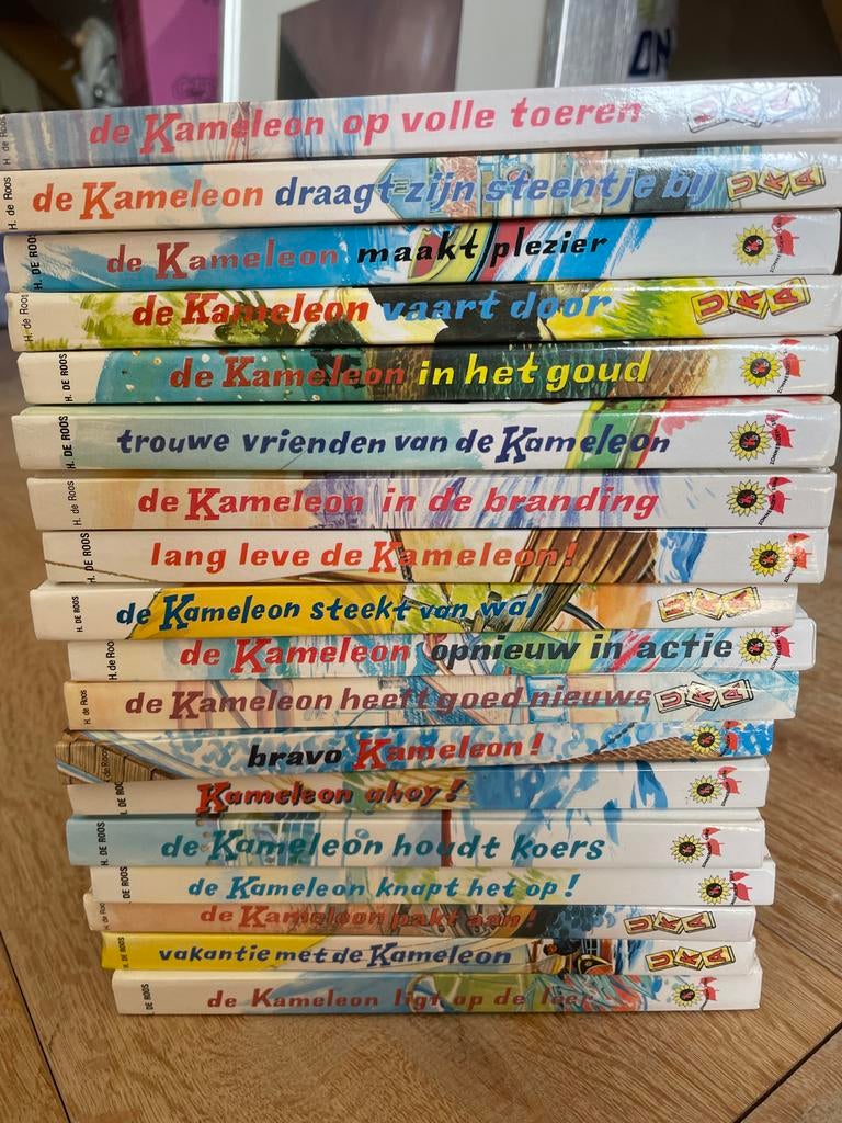 18 Kameleon boeken - nog in goede staat, Ophalen, Gelezen, Fictie algemeen