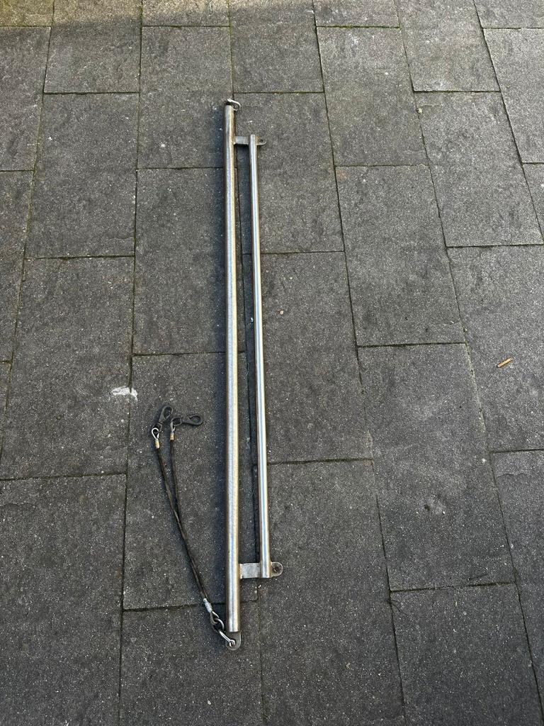 Rvs ophang systeem voor rubberboot., Watersport en Boten, Ophalen, Gebruikt, Overige typen