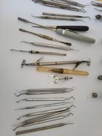 Grote partij vintage tandartsinstrumenten, Ophalen of Verzenden