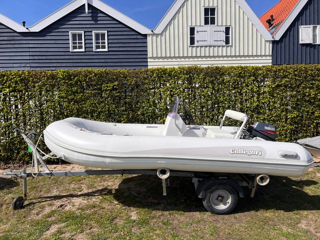 Callegari consoleboot Yamaha 6 pk motor incl. Trailer, Watersport en Boten, Ophalen, Gebruikt, Yamaha, Benzine