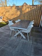 6 kuip tuinstoelen - gratis af te halen, Tuin en Terras, Ophalen, Gebruikt, Kunststof