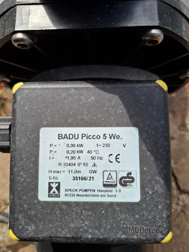 Zwembadpomp Speck Badu Picco, Ophalen, Gebruikt, Zwembadpomp