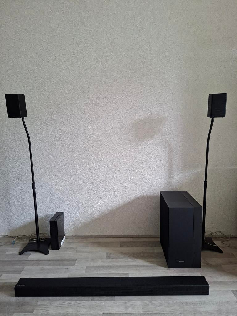 Samsung soundbar HW-K470/XN met subwoofer en achterspeakers, Audio, Tv en Foto, Soundbars, Ophalen