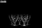 5 X Verrerie Doyen – Gegraveerde glazen – Kristal – Sterren, Antiek en Kunst, Antiek | Glas en Kristal, Ophalen of Verzenden