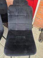 Eetkamerstoel zwart velvet de Vince, Ophalen, Zwart, Zo goed als nieuw, Vier