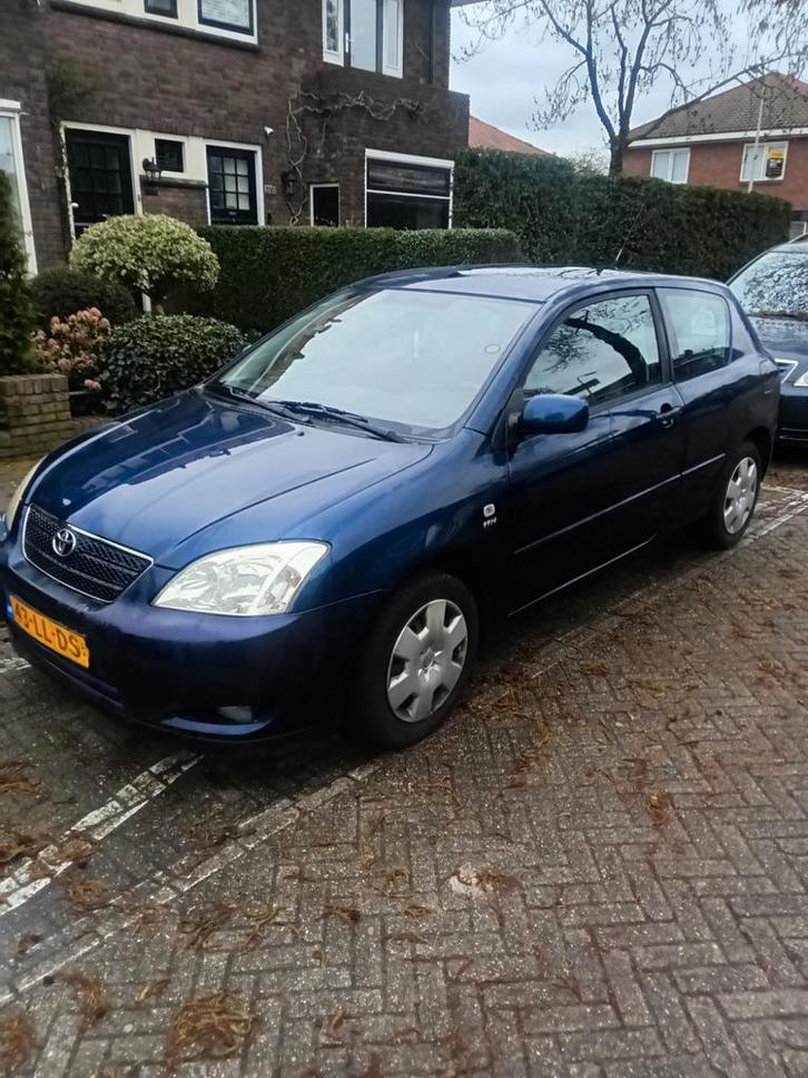 Toyota Corolla 1.4 Vvt-i 3DR Linea SOL 2003 Blauw, Auto's, Toyota, Particulier, Corolla, Benzine, C, Hatchback, Handgeschakeld