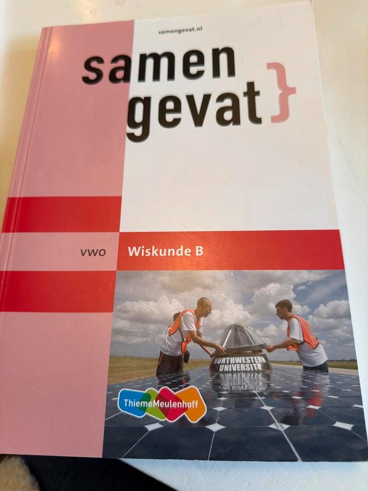 Samengevat VWO Wiskunde B - Thiememeulenhoff, Boeken, Studieboeken en Cursussen, Zo goed als nieuw, WO, Beta, Ophalen of Verzenden