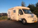 Zeer nette Fiat 230 Camper 2.8 Diesel klaar voor vertrek!, Ringverwarming, Fiat, Koelkast, Treinzit