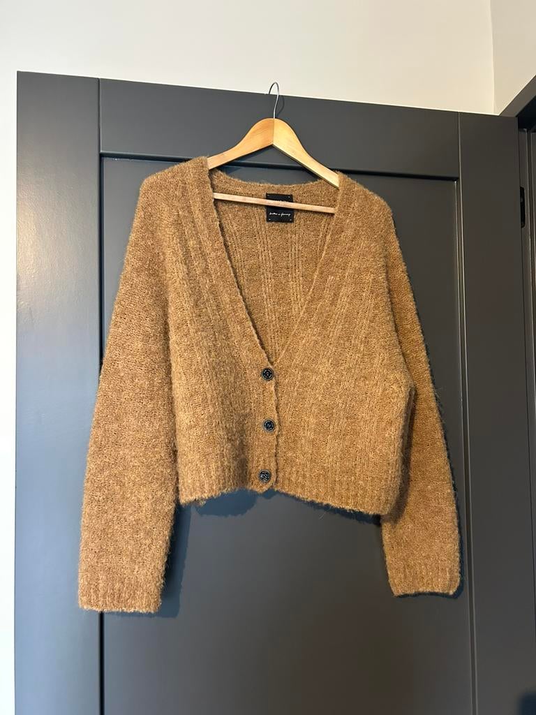 Camel kleurig vestje MarcCain maat 4 te koop, Verzenden, Zo goed als nieuw, Maat 38/40 (M), Bruin