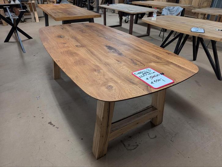 Grote Uitverkoop! Tafels & Meubels eiken Deens ovaal, Antiek en Kunst, Antiek | Meubels | Tafels, Ophalen of Verzenden