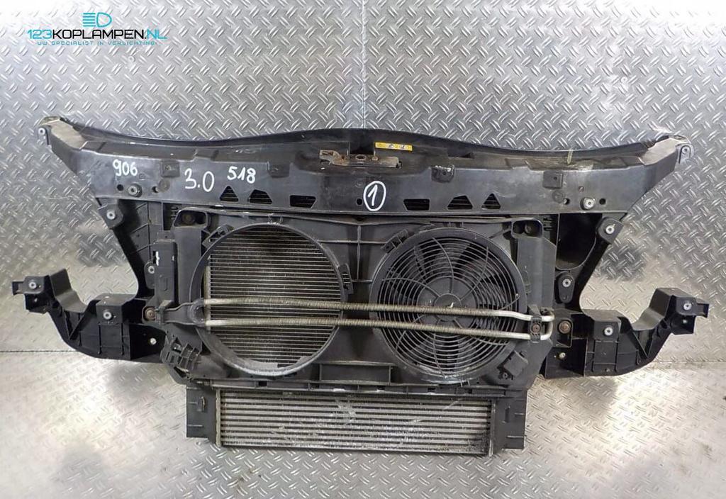 Mercedes Sprinter W906 Voorfront koelerpakket radiateur, Ophalen, Gebruikt, -, Bumper