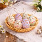 Paashangers In Mandje - Geel Groen Paars, Diversen, Gebruikt, Nijverheidsweg-Noord 77, 3812PK, Amersfoort, Bestellingen@happyhappenings.nl