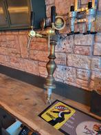 Vintage Koperen Biertap met Twee Kranen, Verzenden