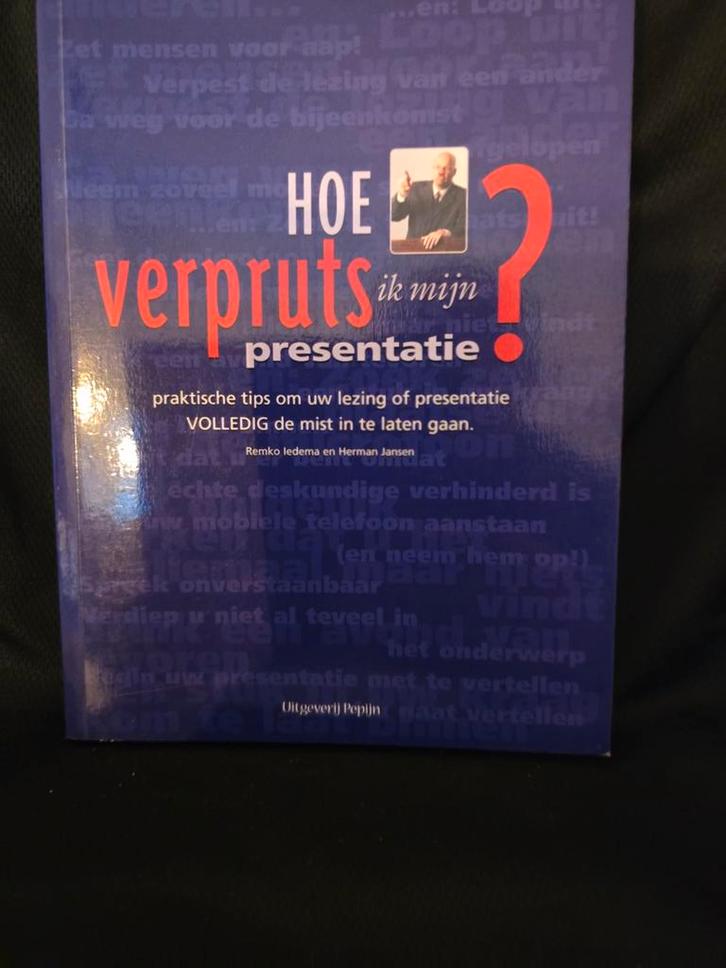 Hoe Verpruts Ik Mijn Presentatie? - Remko Iedema, Boeken, Advies, Hulp en Training, Gelezen, Ophalen of Verzenden