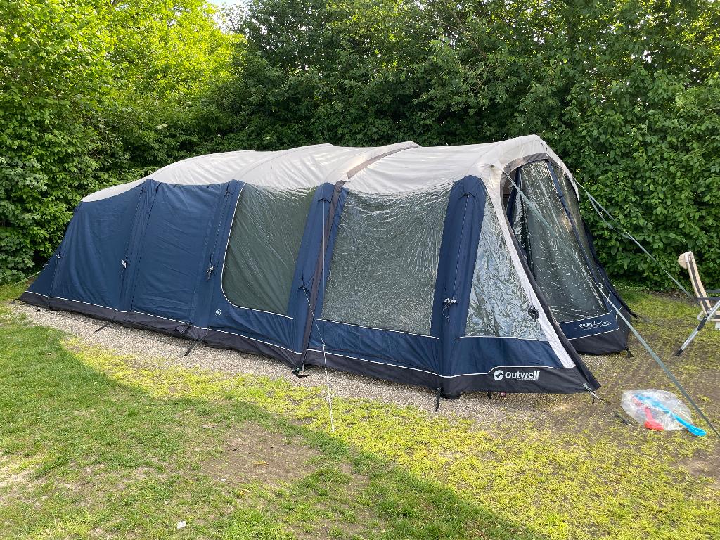 outwell stonelake 7 persoons tent, Ophalen, Gebruikt, Meer dan 6
